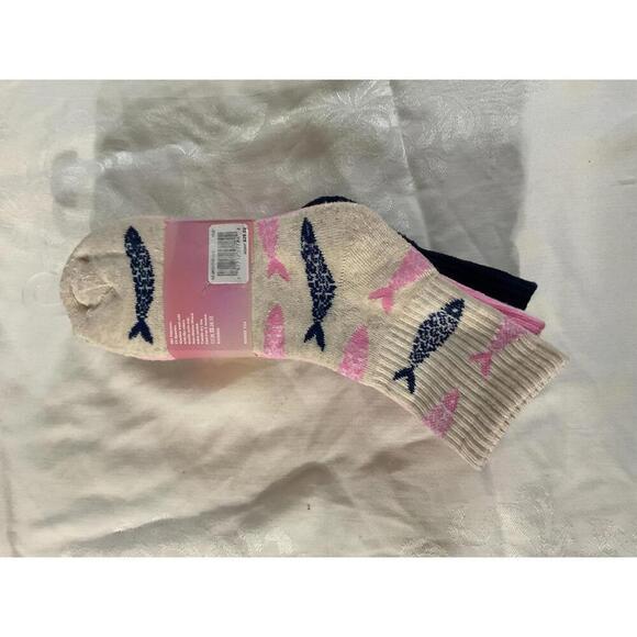 Moon Cake cushioned mid-crew socks 5 pair NWT - Picture 3 of 7